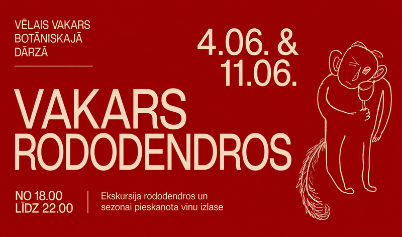 Vēlais vakars Botāniskajā dārzā