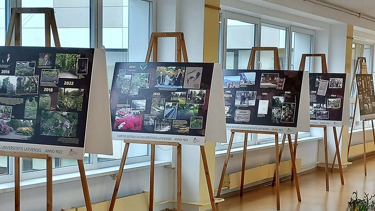 Latvijas Universitātes Botāniskajam dārzam 100