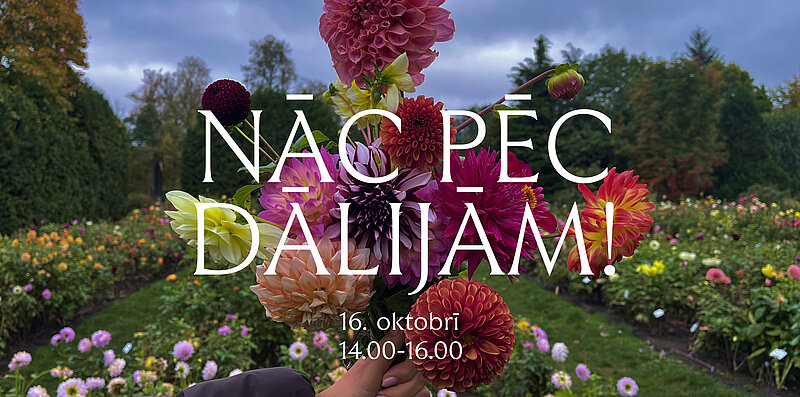 Nāc pēc dālijām!