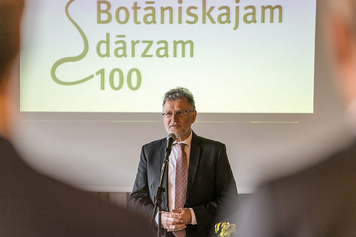 Professor Uldis Kondratovičs, Director of the Botanical Garden of the University of Latvia. Photo: Toms Grīnbergs