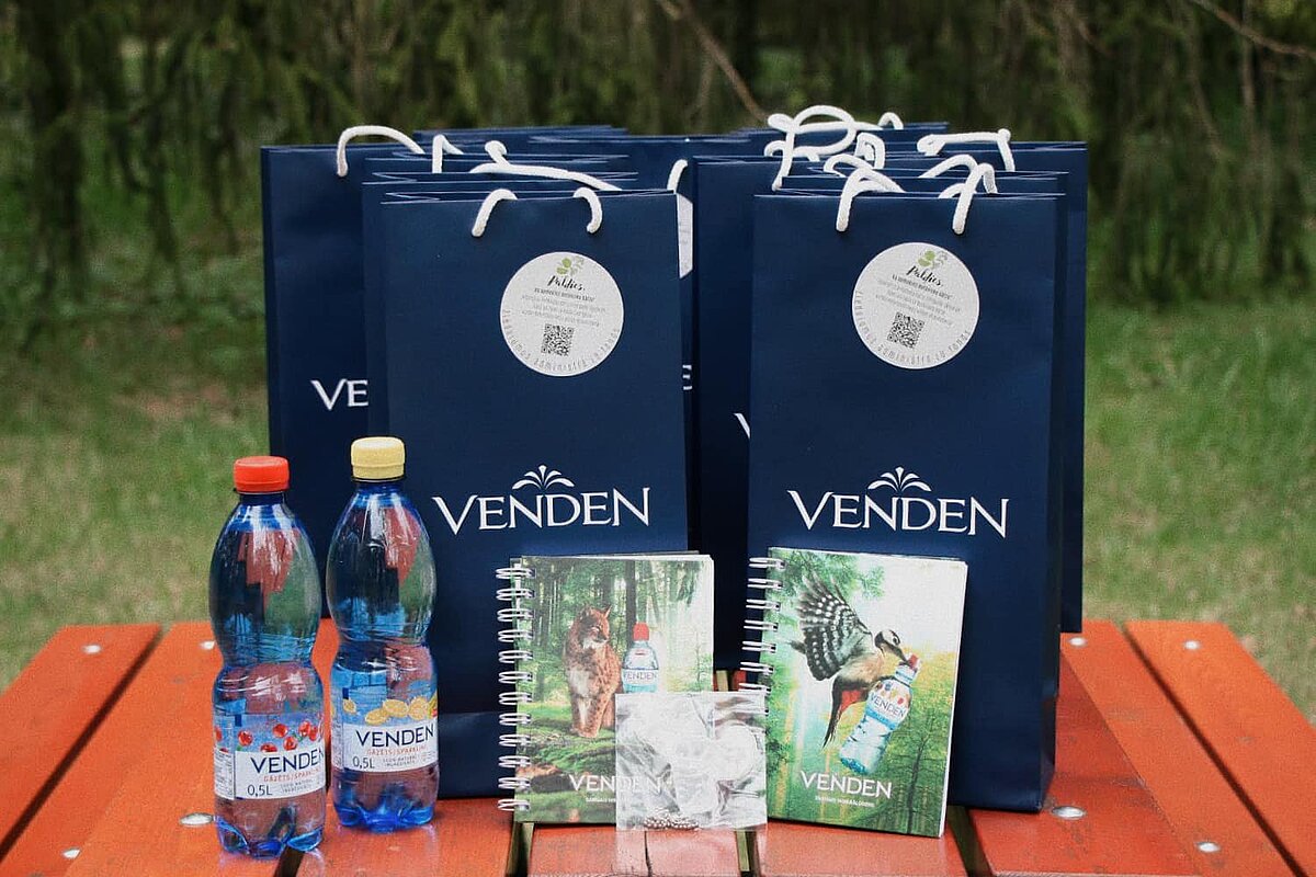 VENDEN sarūpētās dāvanas pirmajiem 100 dārza apmeklētājiem