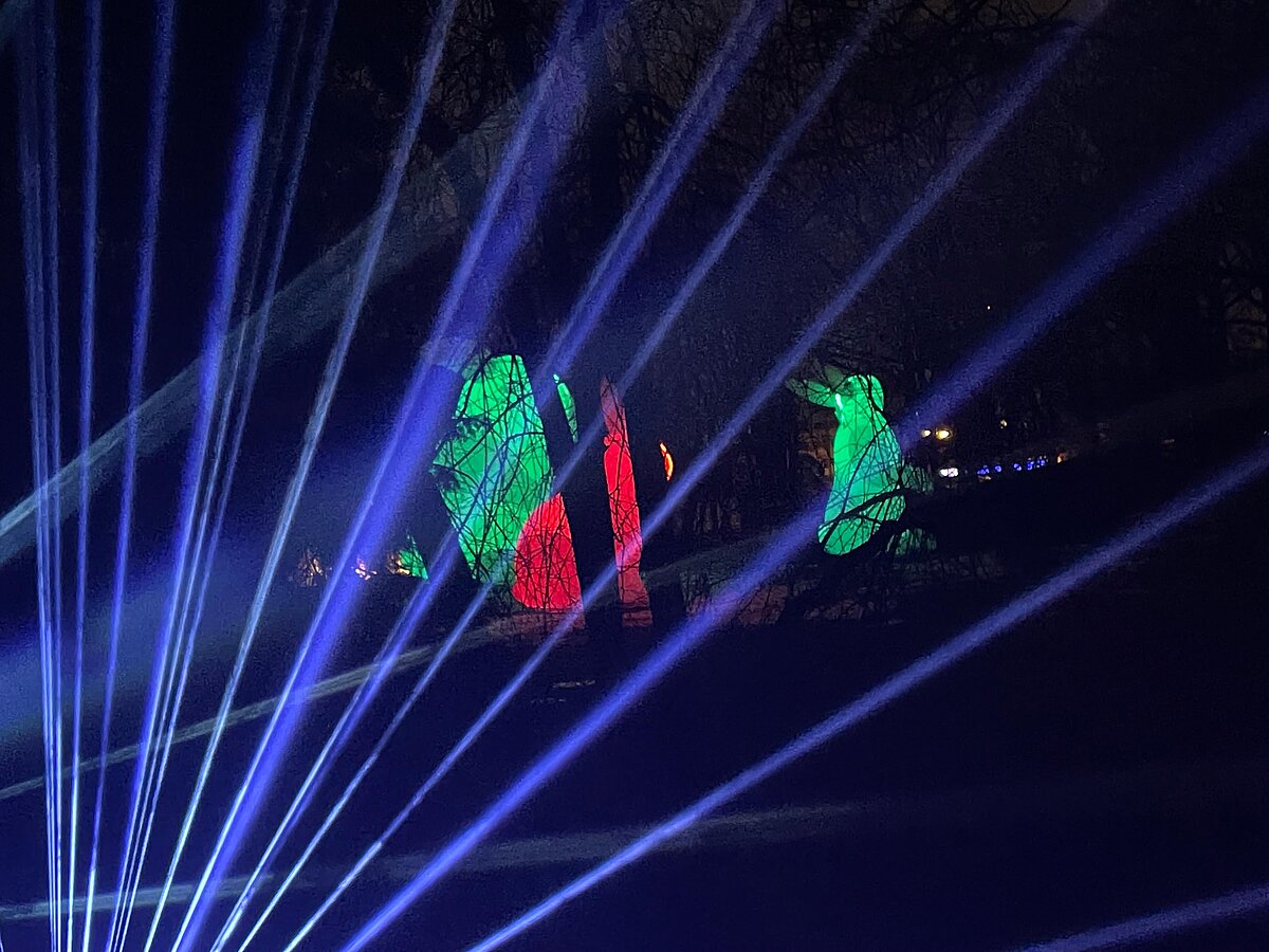 Foto no pagājušā gada gaismu festivāla "Ziemas nedarbi"